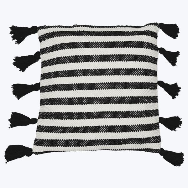 Cotton Hand Woven Stripe Pillow