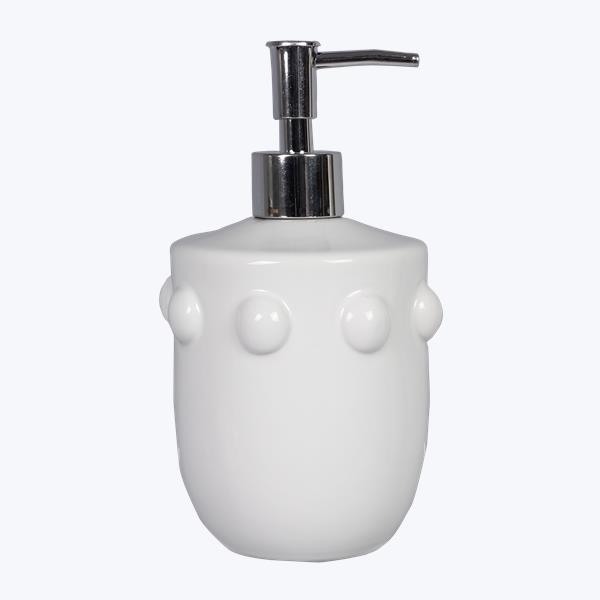Ceramic Hobnail Soap Pump