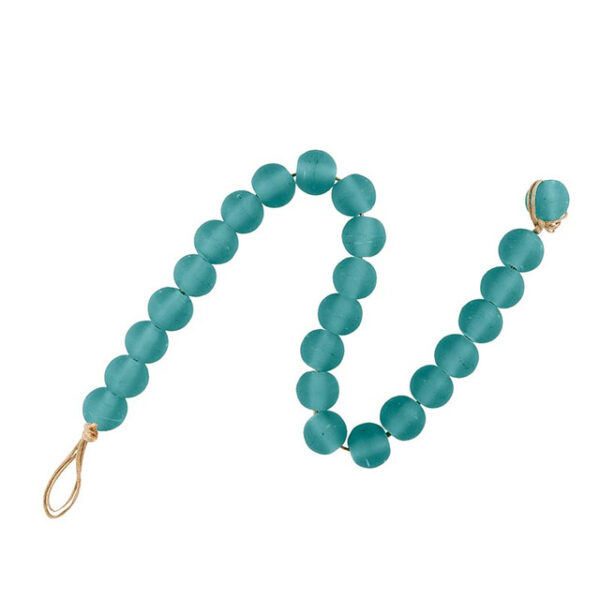 Teal Glass Beads