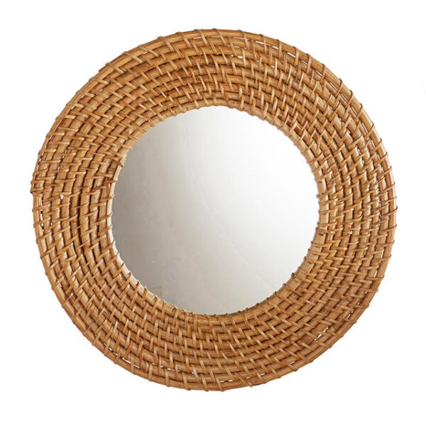 Rattan Round Mirror S