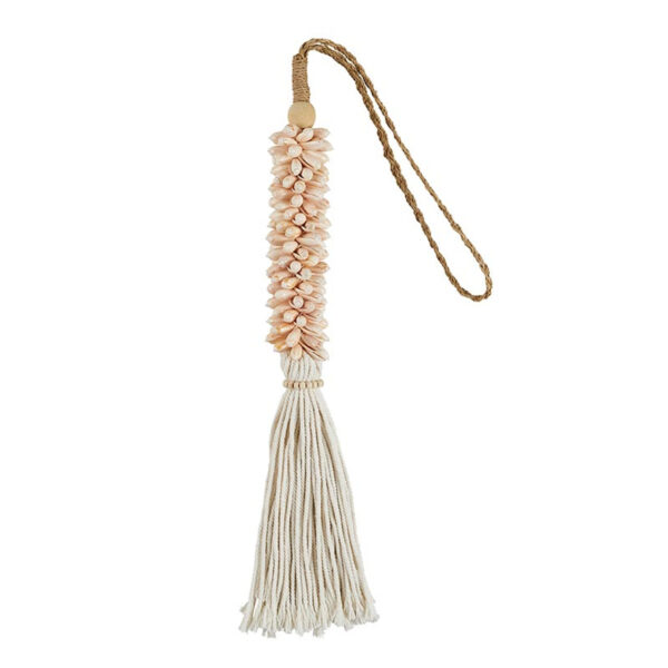 Peach Shells Tassel